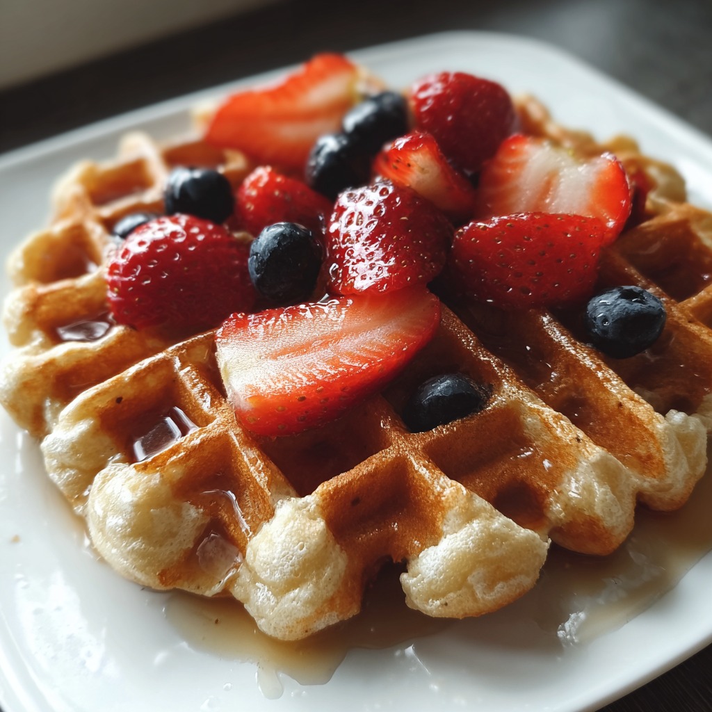 Classic Homemade Waffles Recipe – Fluffy Morning Perfection