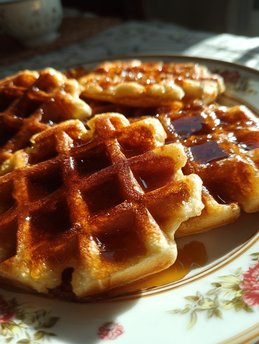 Crispy Homemade Waffles – The Perfect Start to Your Day