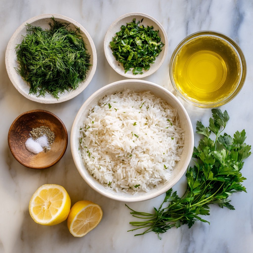 Ingredients You’ll Need Greek Fresh Herb Rice Pilaf