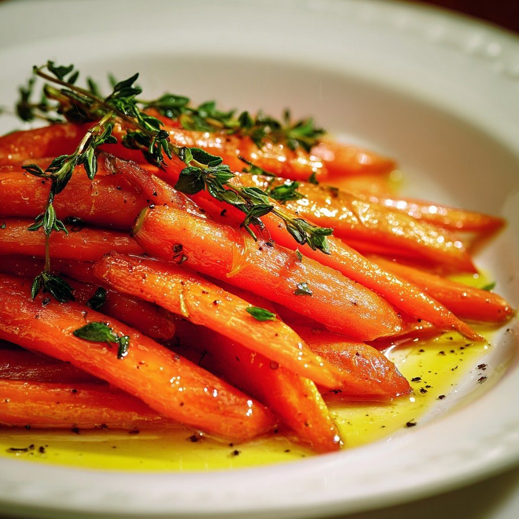 French Honey Glazed Carrots