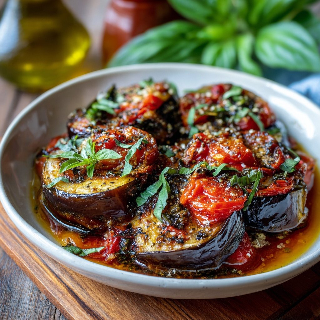 Greek Baked Eggplant with Tomato
