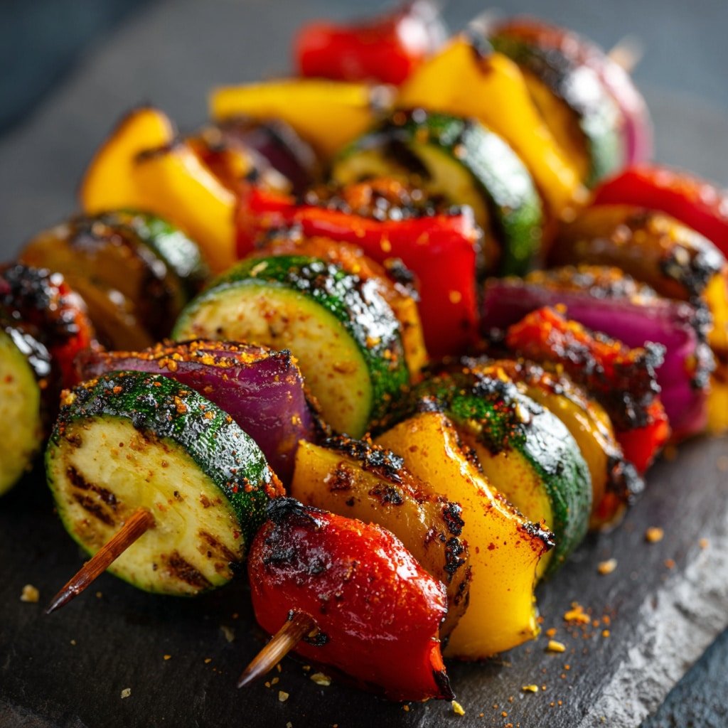 Spanish Grilled Vegetable Skewers