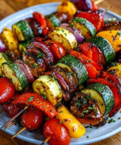 Spanish Grilled Vegetable Skewers