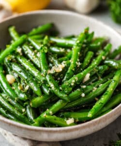 French Garlic Butter Green Beans
