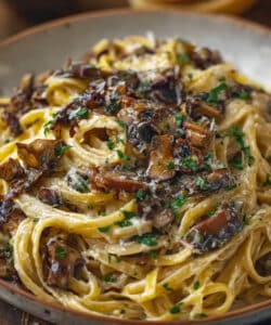 Italian Mushroom Truffle Pasta