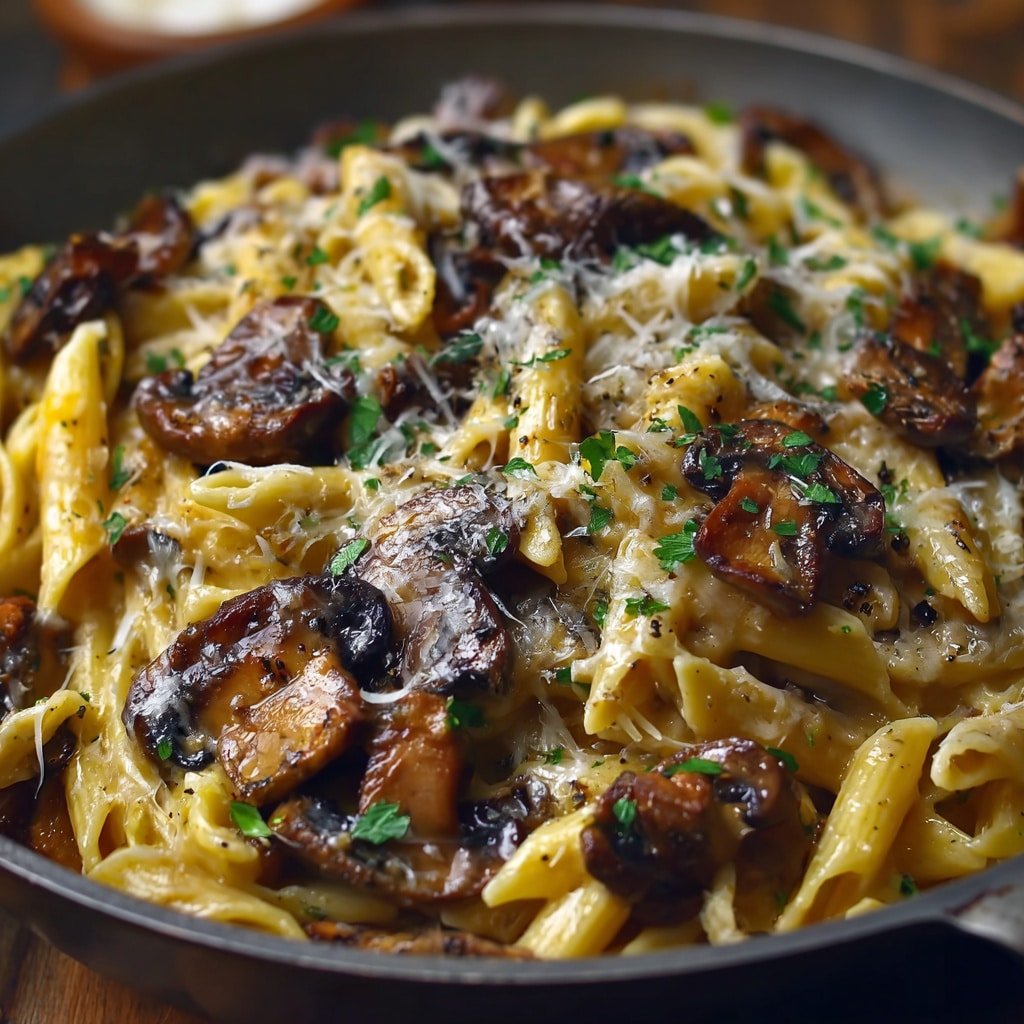 Easy Italian Truffle Mushroom Pasta With Rich, Earthy Flavor