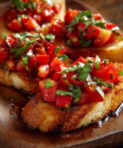 Best Italian Tomato Basil Bruschetta