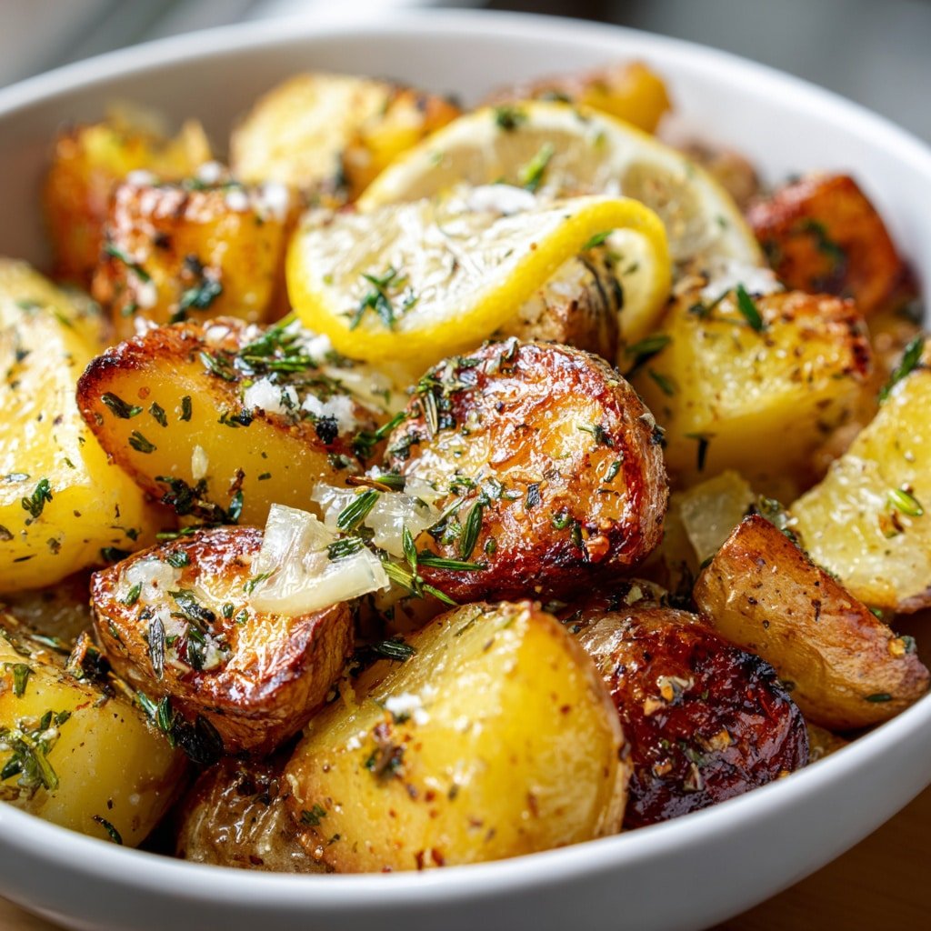 Greek Lemon Roast Potatoes