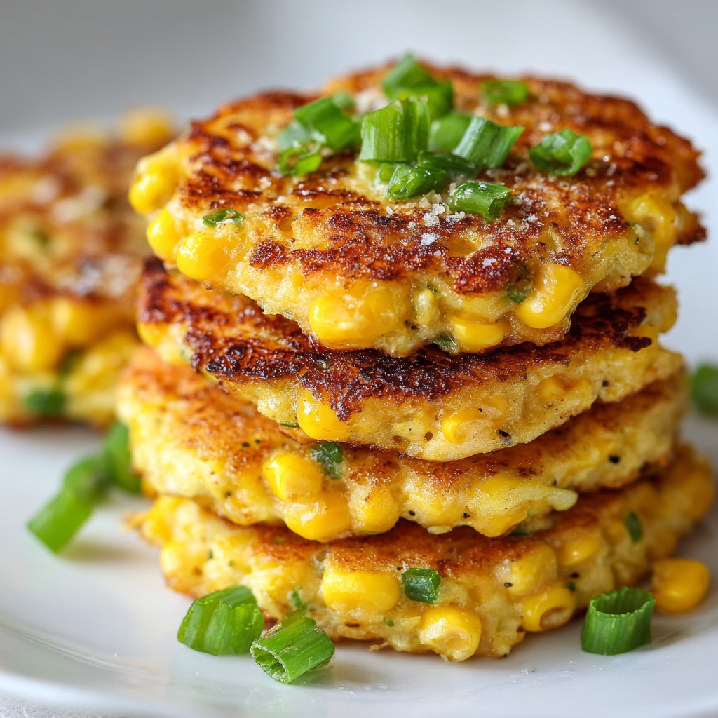 Sweet Corn Fritters Snack