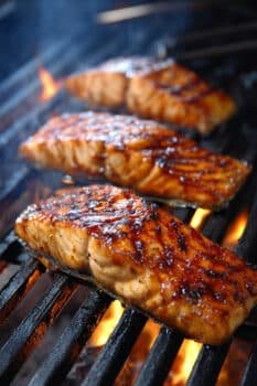 Honey BBQ Grilled Salmon Dinner Recipe