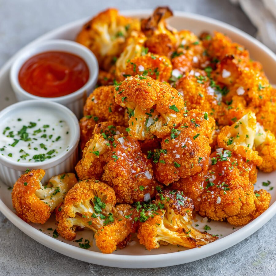 Buffalo Cauliflower Bites