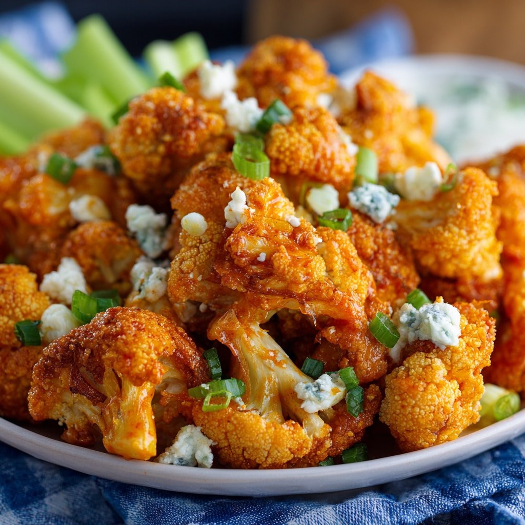 Buffalo Cauliflower Bites