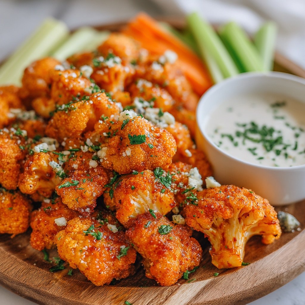Buffalo Cauliflower Bites