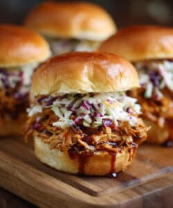 BBQ Pulled Chicken Sliders