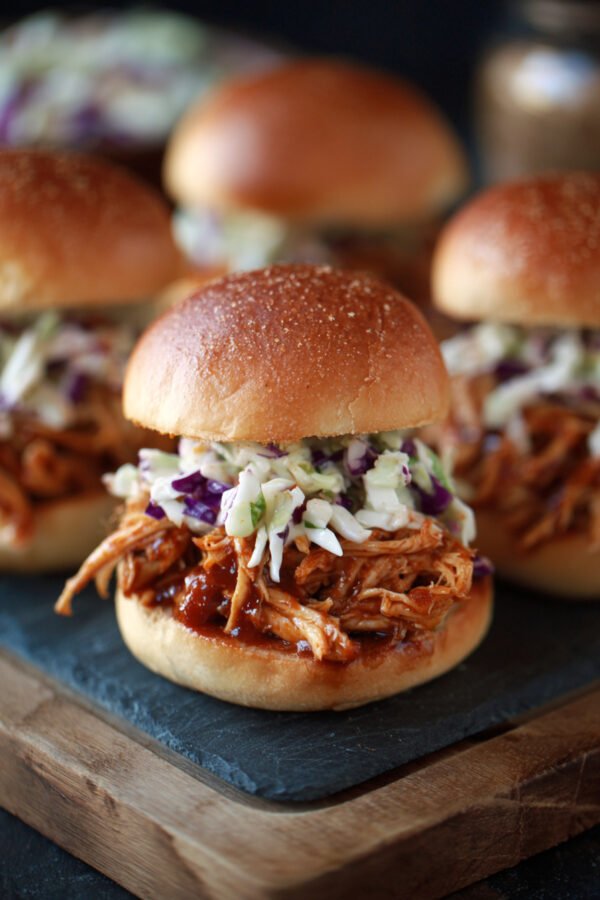 BBQ Pulled Chicken Sliders