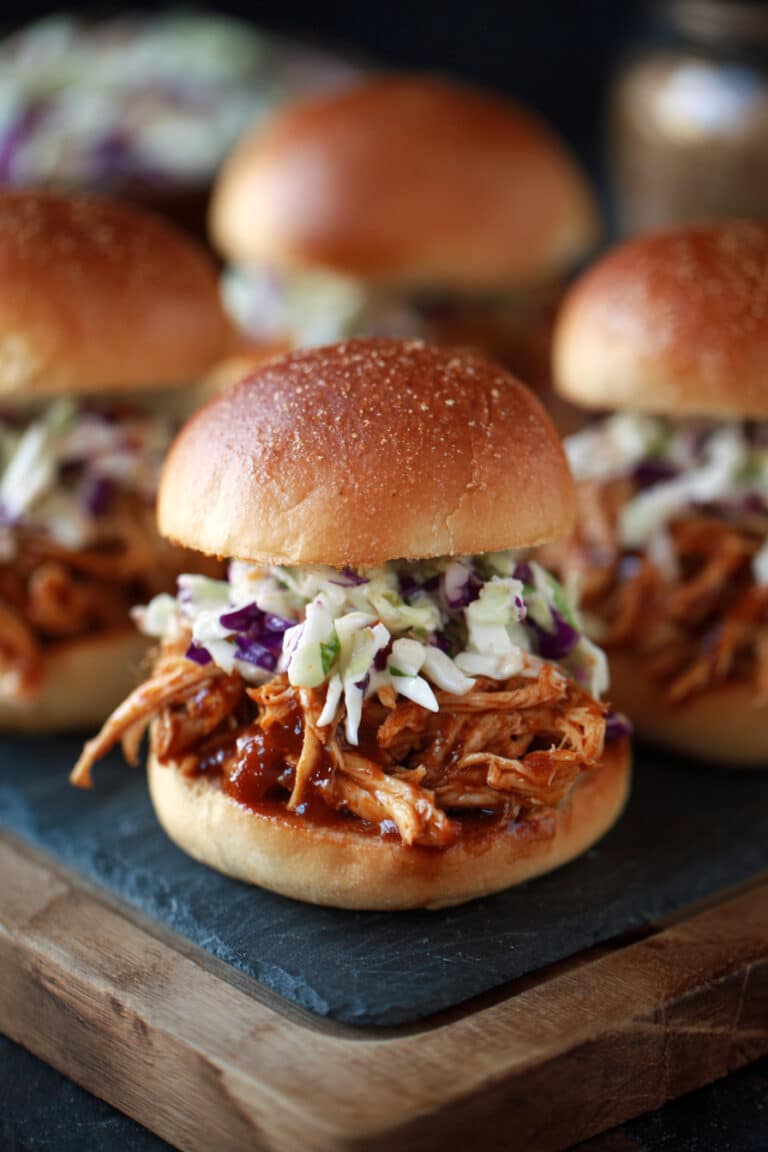 BBQ Pulled Chicken Sliders