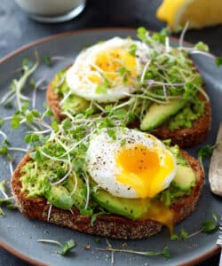 California Avocado Breakfast Toast