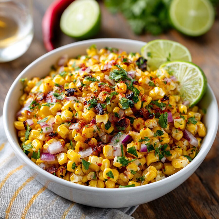 Spanish Grilled Corn Salad