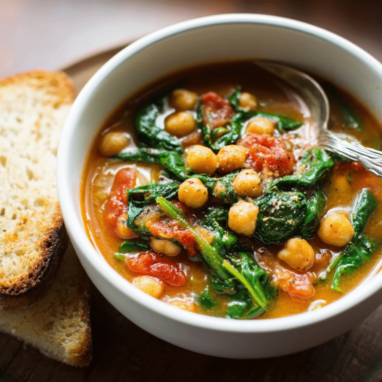 Chickpea Spinach Stew