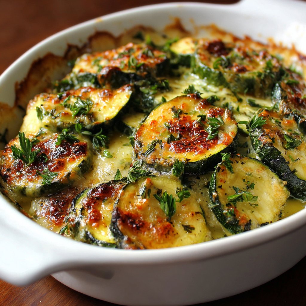 French Baked Zucchini with Herbs: Simple, Flavorful Side!