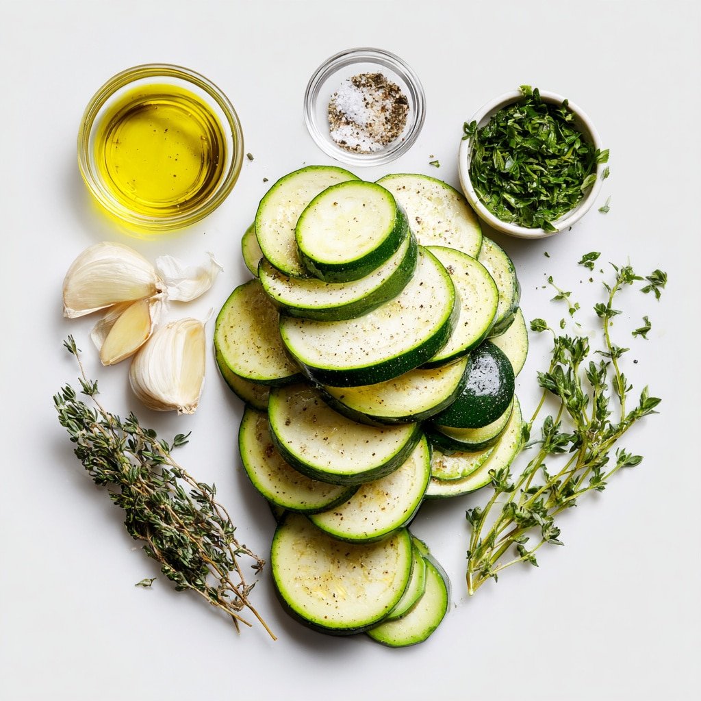 French Baked Zucchini with Herbs Ingredients You’ll Need