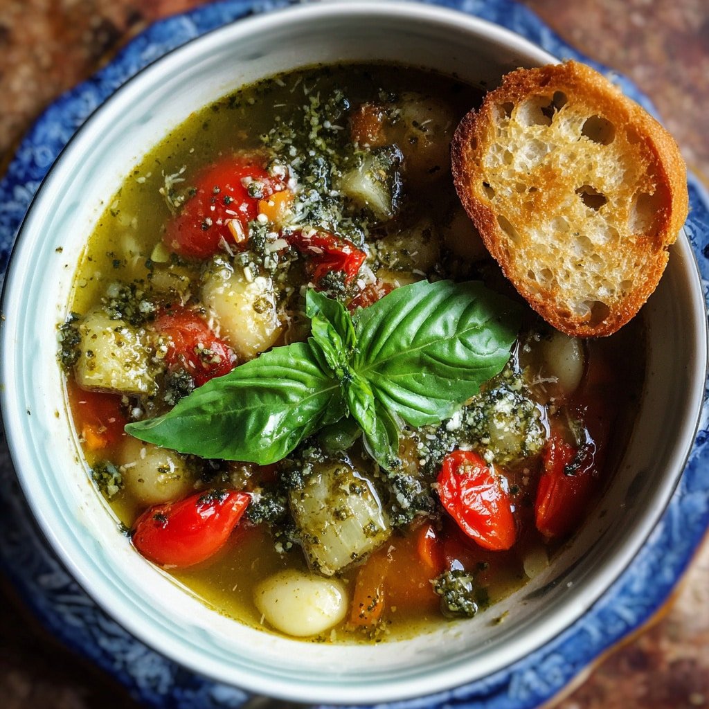 Pesto Vegetable Soup