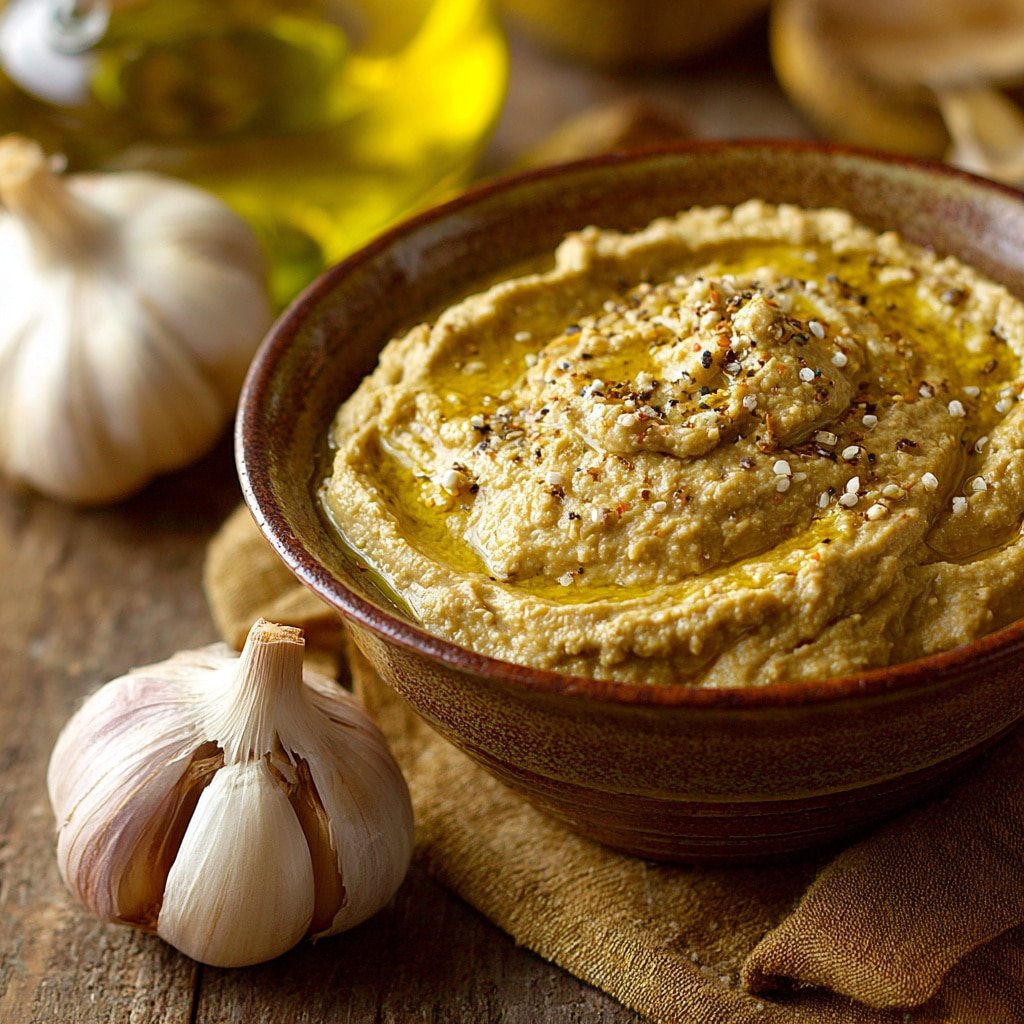 Roasted Garlic Eggplant Dip