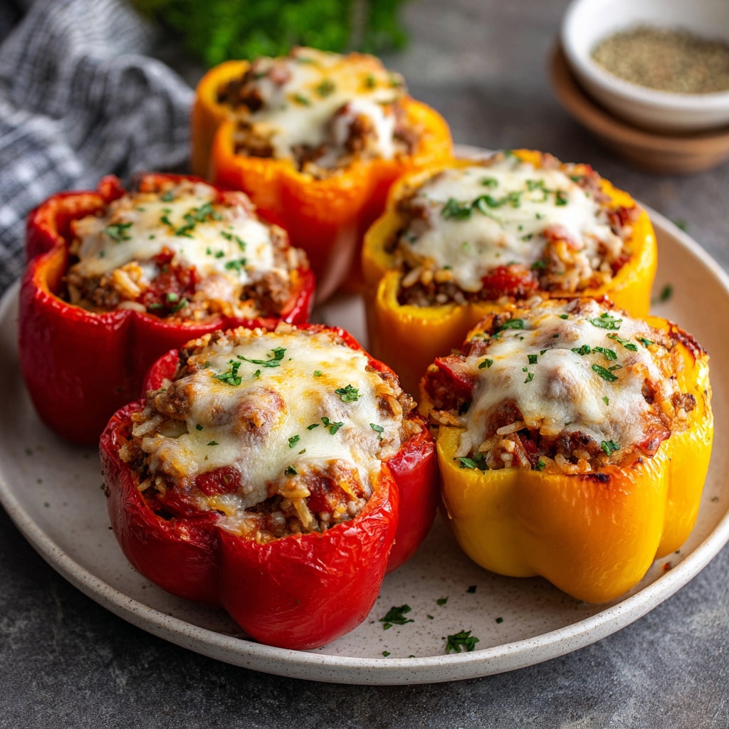 How to Make Italian Baked Stuffed Peppers
