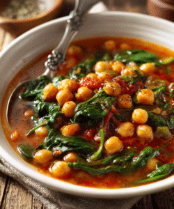 Chickpea Spinach Stew