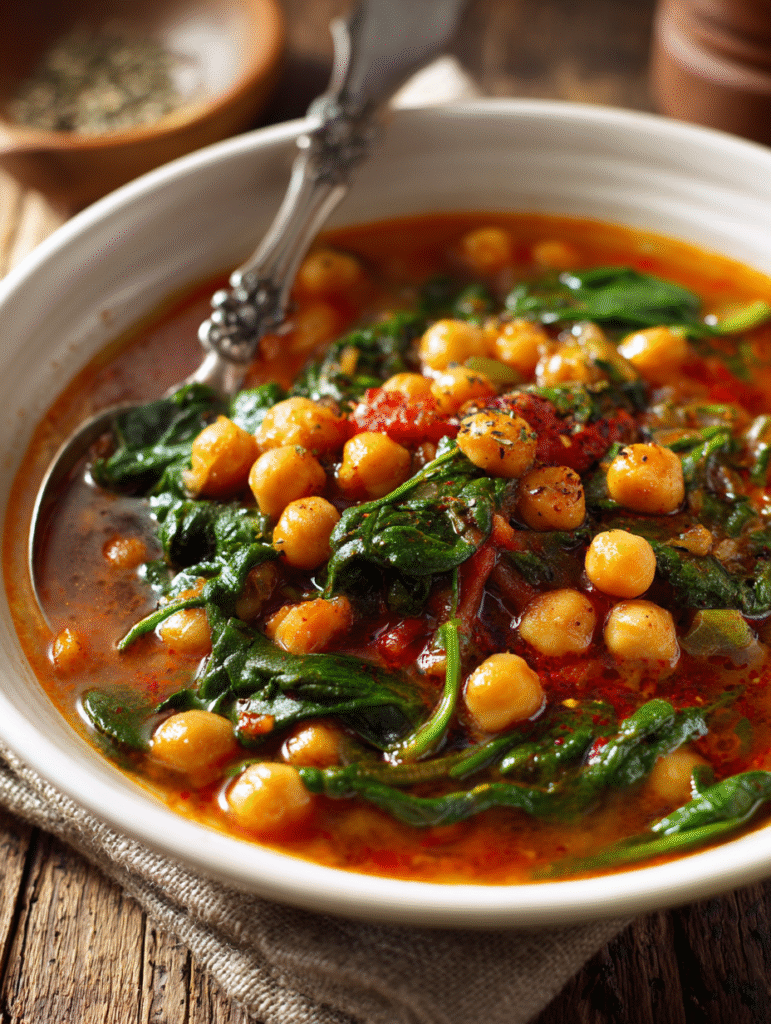 Chickpea Spinach Stew