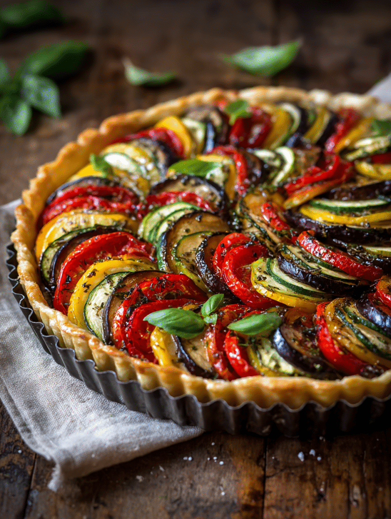 Roasted Ratatouille Tart