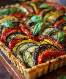 Roasted Ratatouille Tart