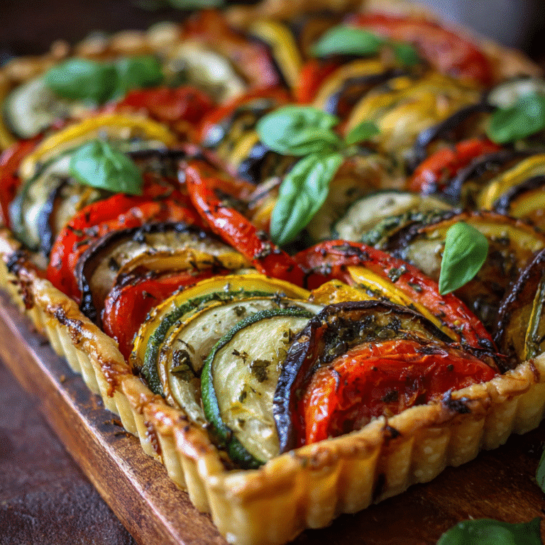 Roasted Ratatouille Tart