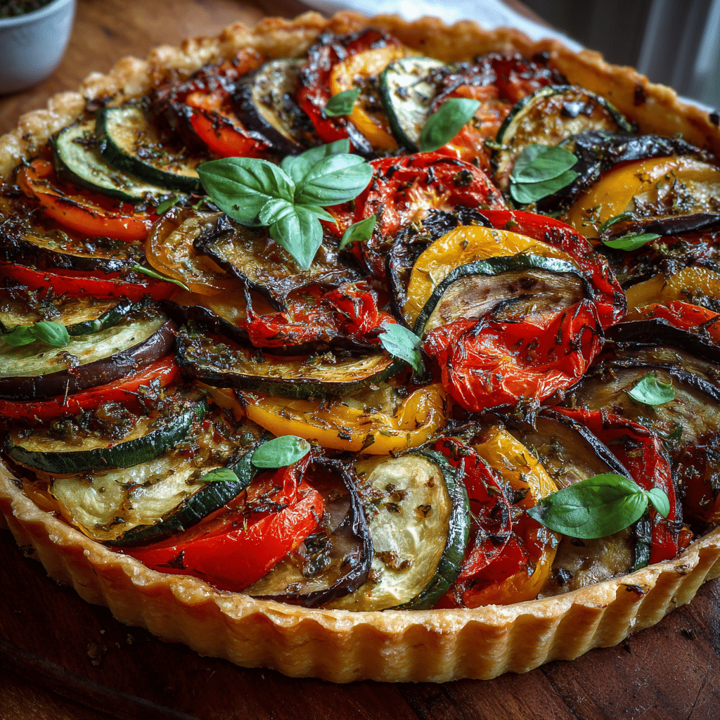Roasted Ratatouille Tart