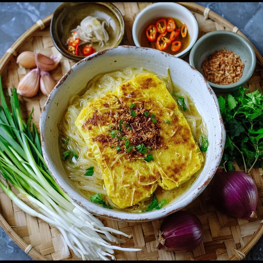 Cambodian Num Banh Chok Recipe: Discover Southeast Asia's Flavors!