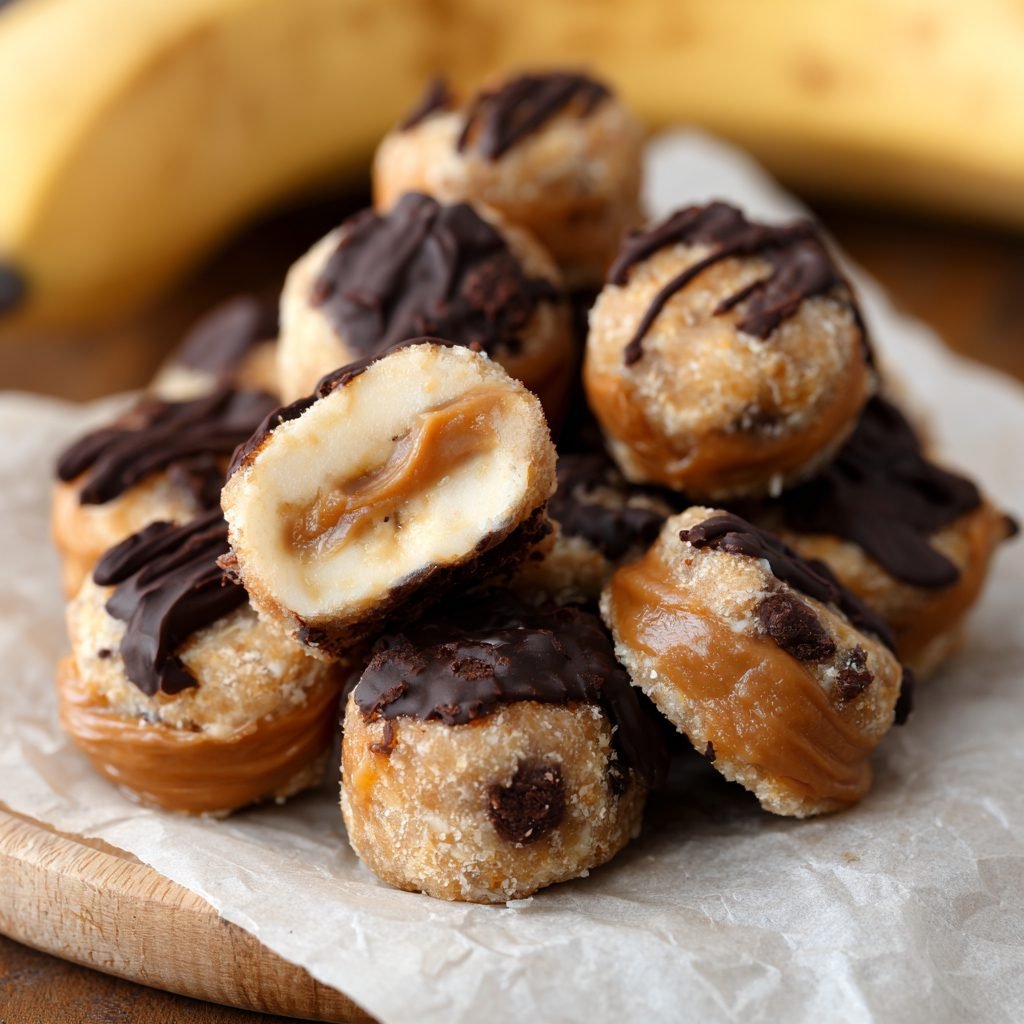Frozen Banana Peanut Butter Bites: Irresistibly Delicious Snack