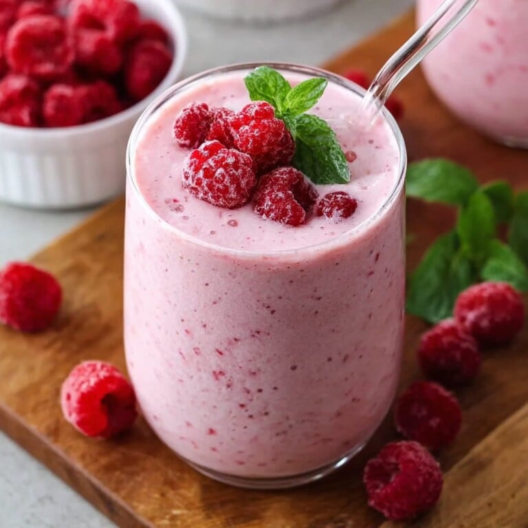 Raspberry Yogurt Smoothie: A Creamy Breakfast Delight!