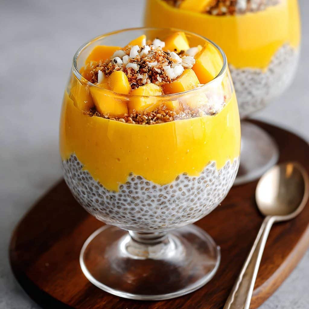 How to Make Mango Chia Pudding Parfait
