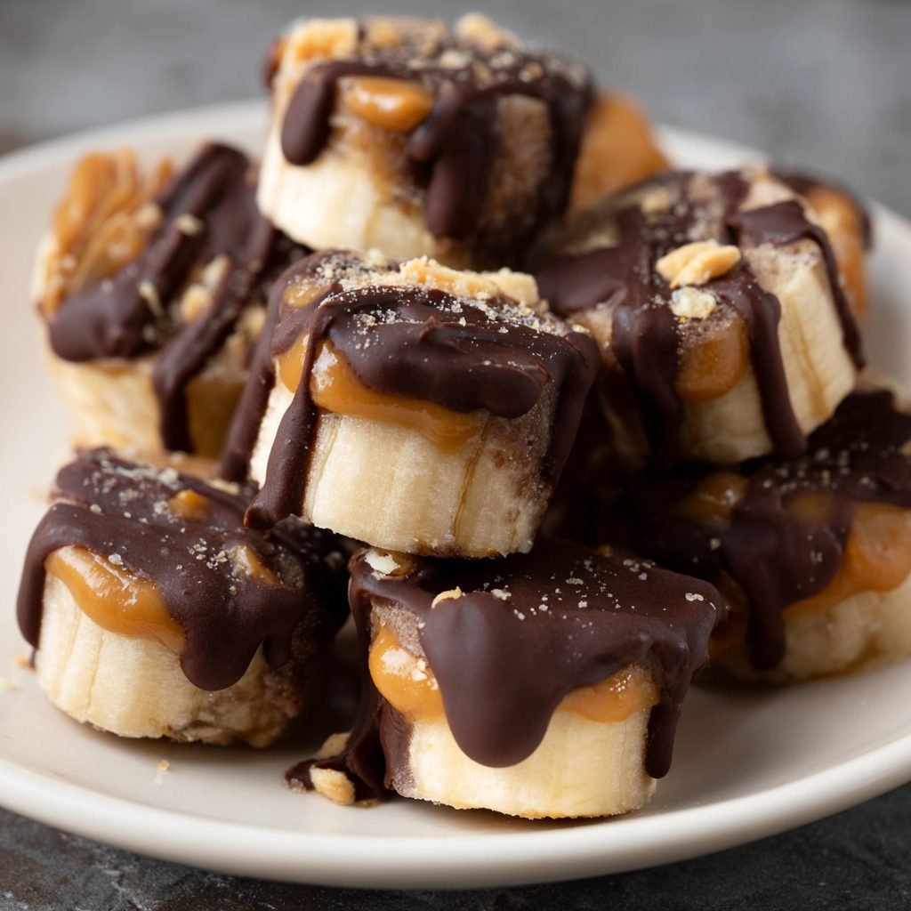 How to Make Frozen Banana Peanut Butter Bites