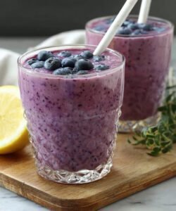 Blueberry Lemon Kefir Smoothie: Boost Digestion Today!