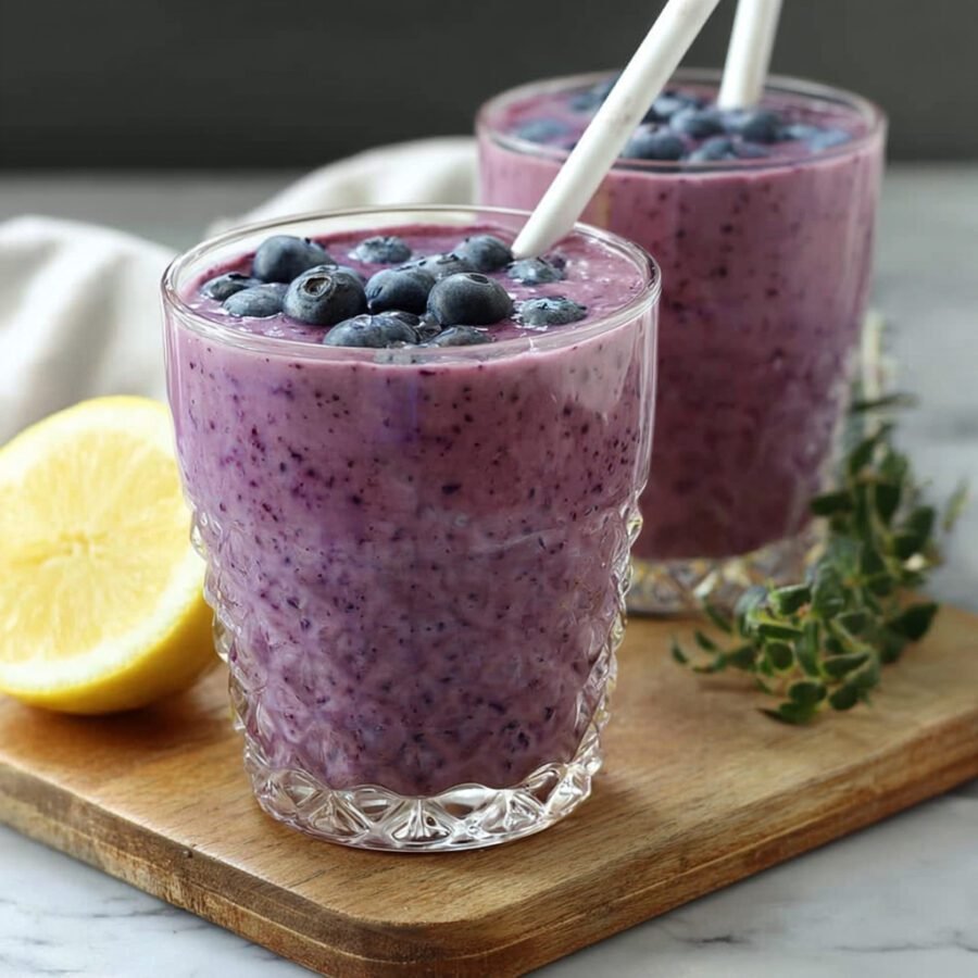 Blueberry Lemon Kefir Smoothie: Boost Digestion Today!