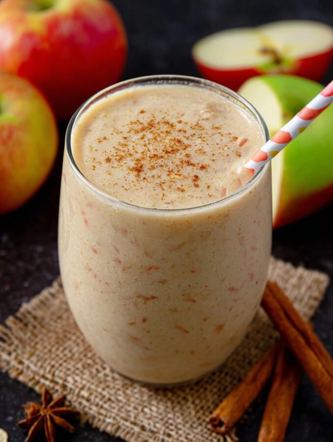 Spiced Apple Cider Smoothie: Cozy Fall Drink Delight!