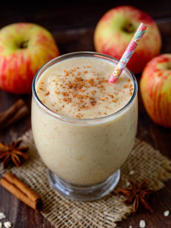 Spiced Apple Cider Smoothie: Cozy Fall Drink Delight!