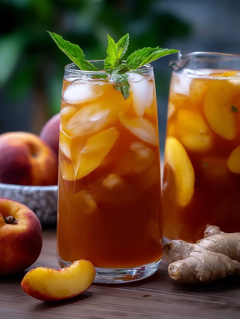 Final Thoughts on Peach Ginger Iced Tea