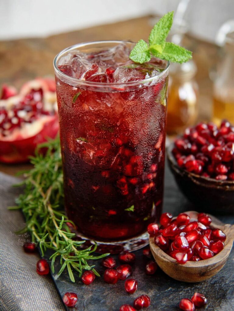 Pomegranate Berry Iced Tea: Boost Your Antioxidant Intake!