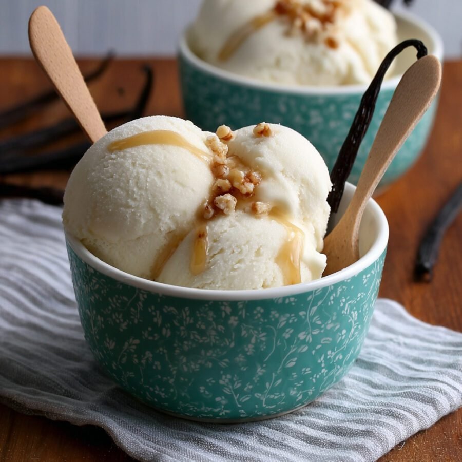 Vanilla Bean Frozen Yogurt
