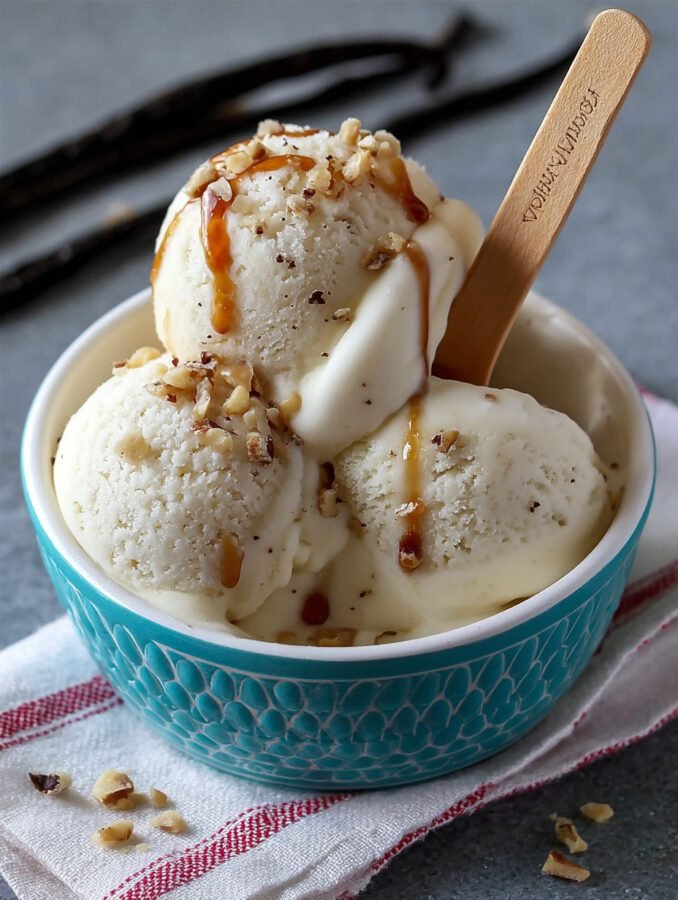 Vanilla Bean Frozen Yogurt