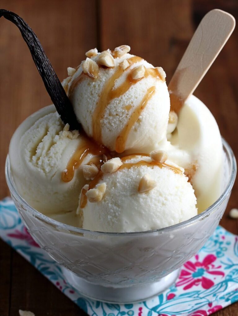 Vanilla Bean Frozen Yogurt