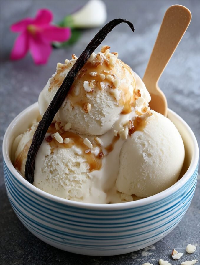 Vanilla Bean Frozen Yogurt
