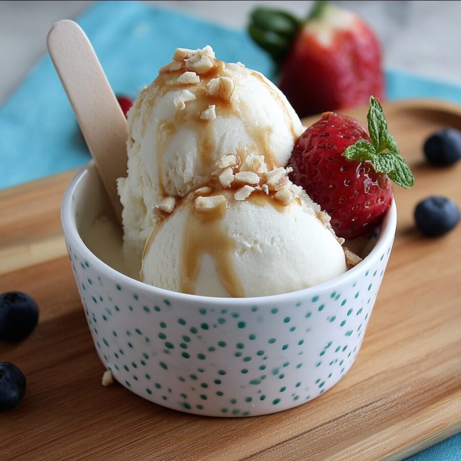 Vanilla Bean Frozen Yogurt